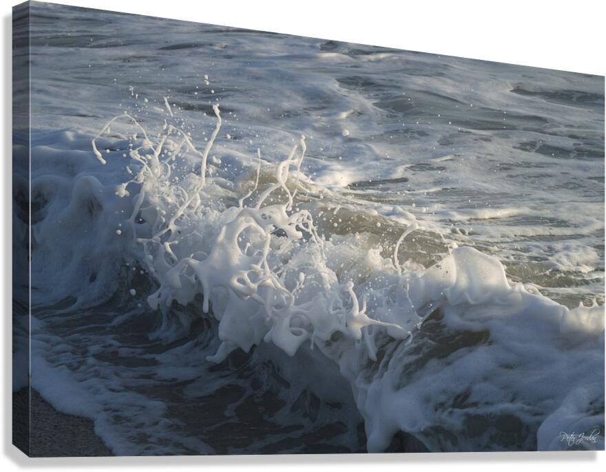 Foam in the Light Two  36.24 Canvas Print