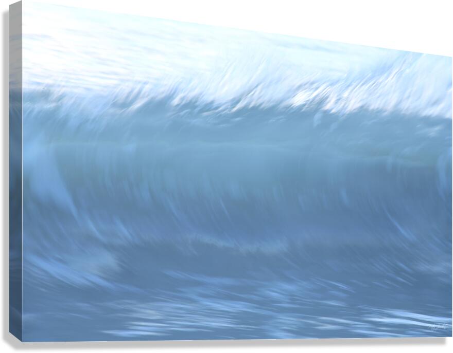 Blue Curl 60.40 Canvas Print