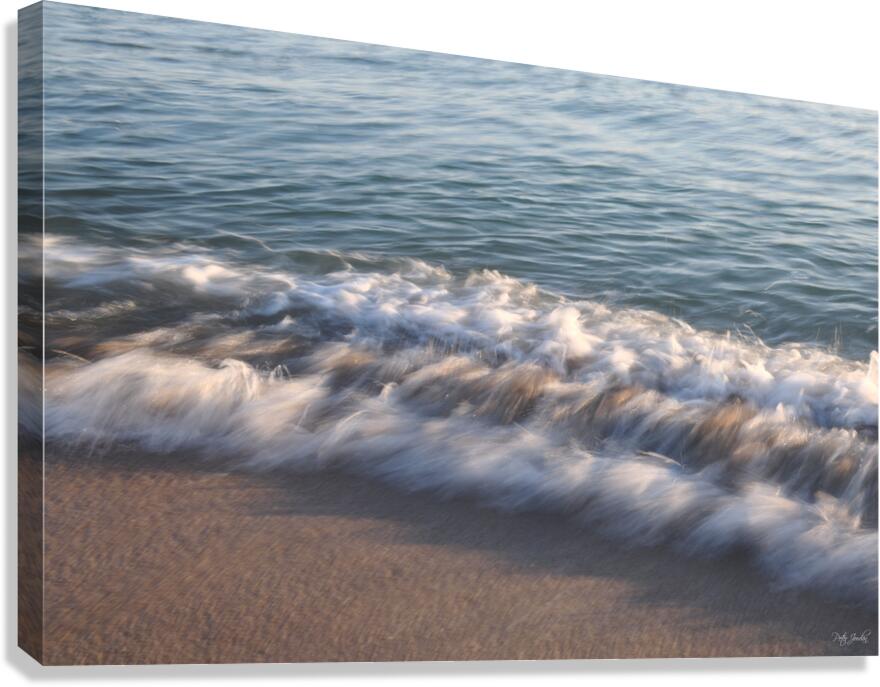 Brushed Waves  72.48 Canvas Print