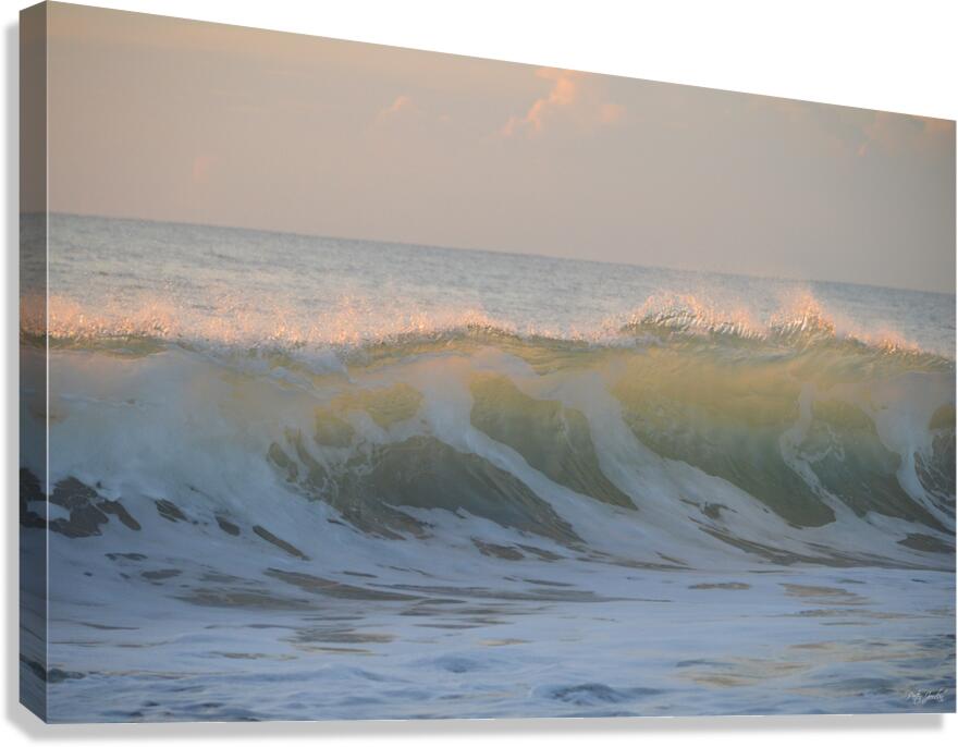 Pink Dawn Wave  60.40 Canvas Print