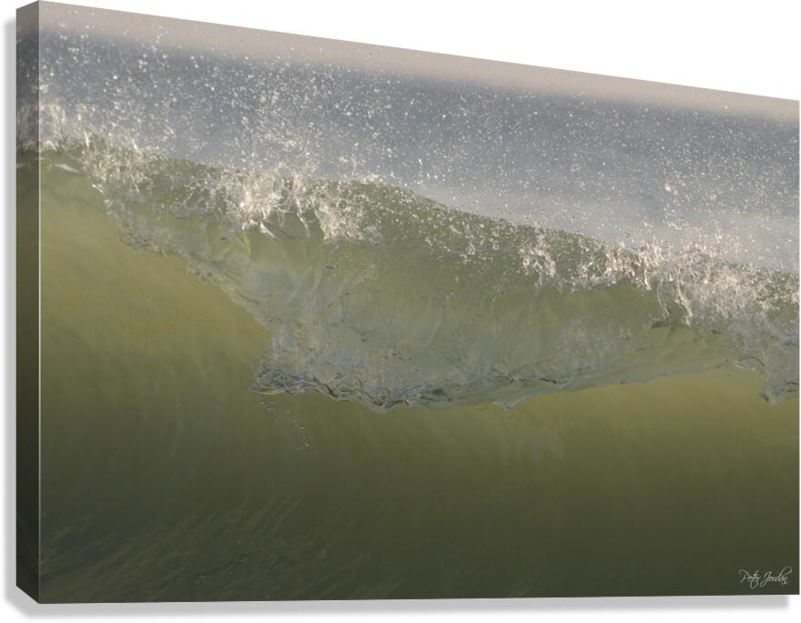 Wave Glass  72.48 Canvas Print