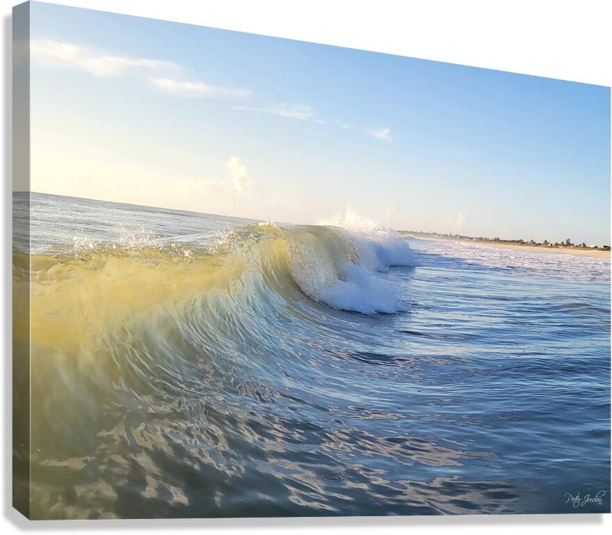 Translucent Wave  60.45 Canvas Print