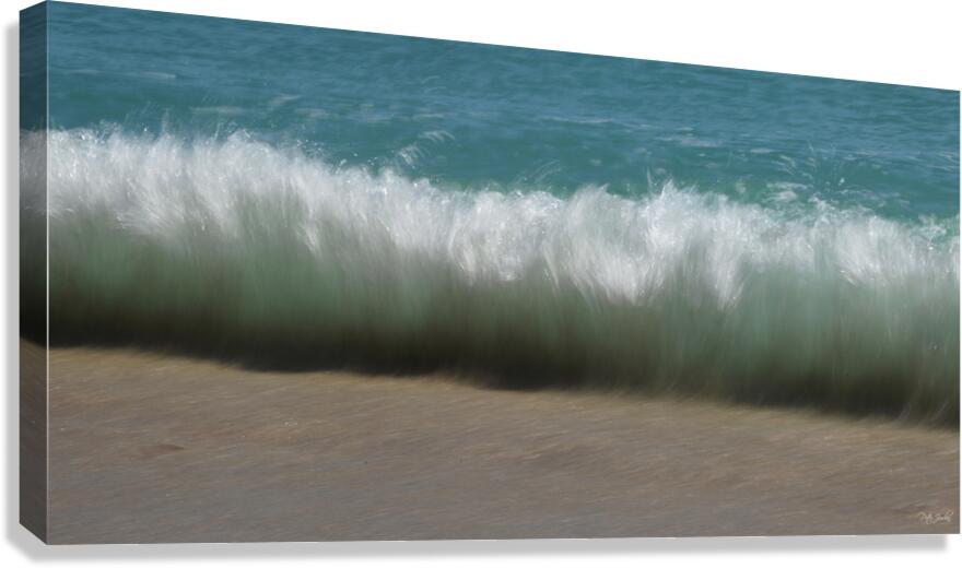 Aquamarine Florets 44.22 Canvas Print