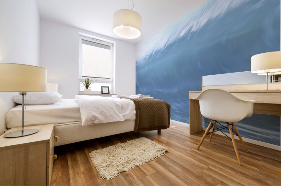 Blue Curl   36.24 Mural print