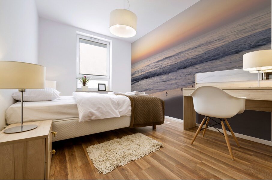 Sandpiper Morning  48.48 Mural print