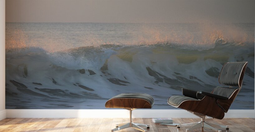 Pink Dawn Wave Spray  48.32 Wall Murals