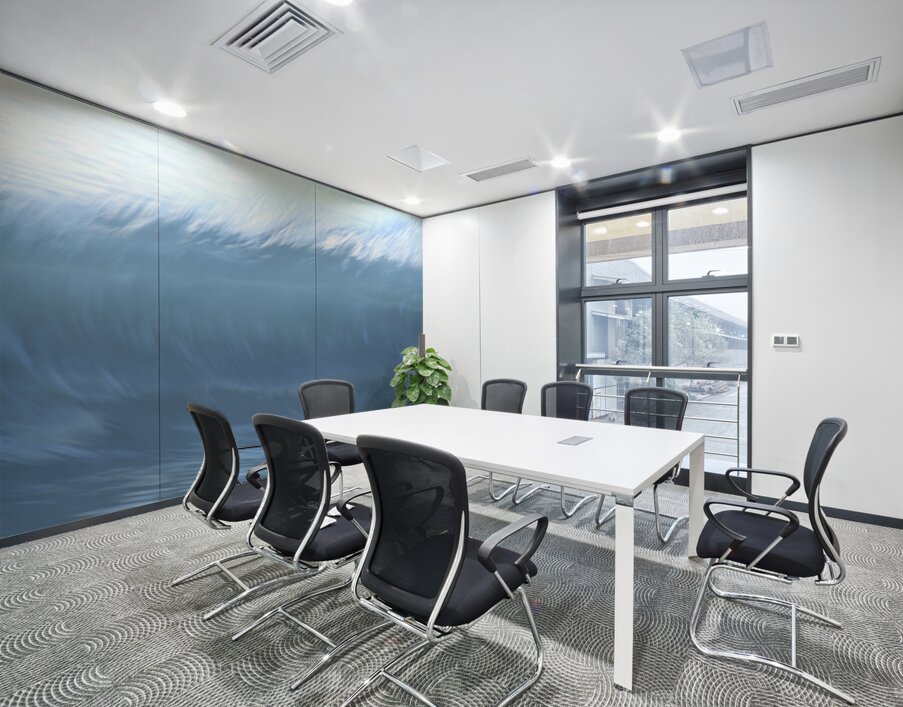 Blue Curl   36.24 Wall Printing