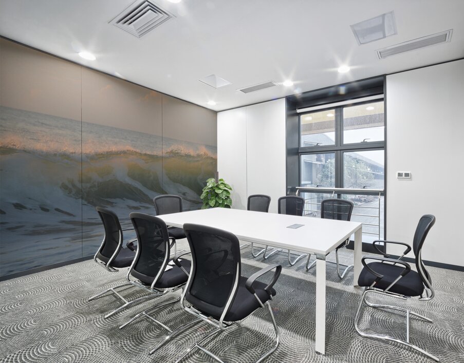 Pink Dawn Wave  72.48 Wall Printing