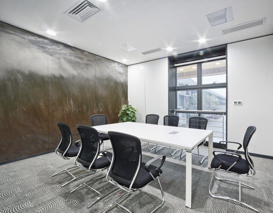 Green Florets 72.36 Wall Printing