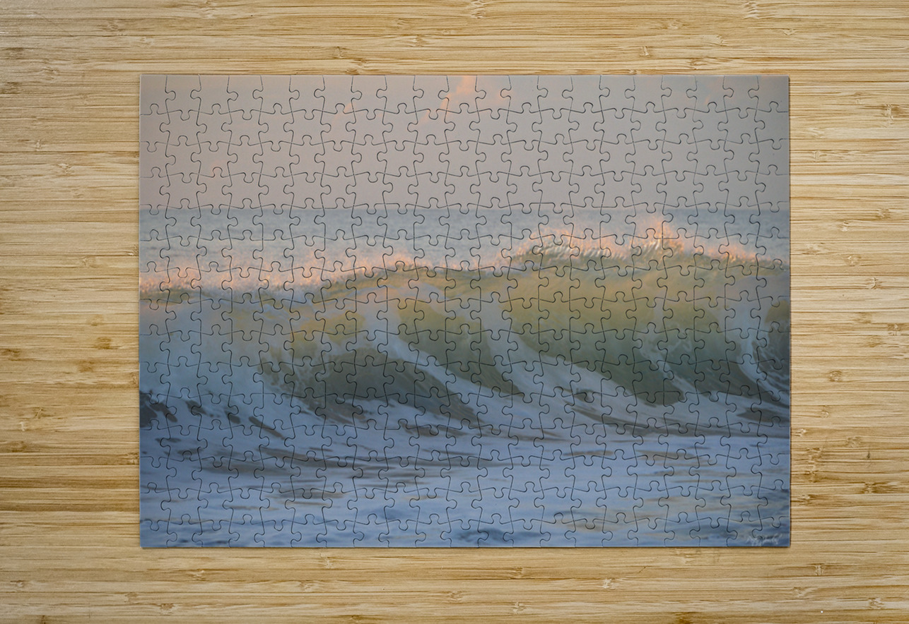 Pink Dawn Wave  36.24 Peter Jordan Puzzle printing