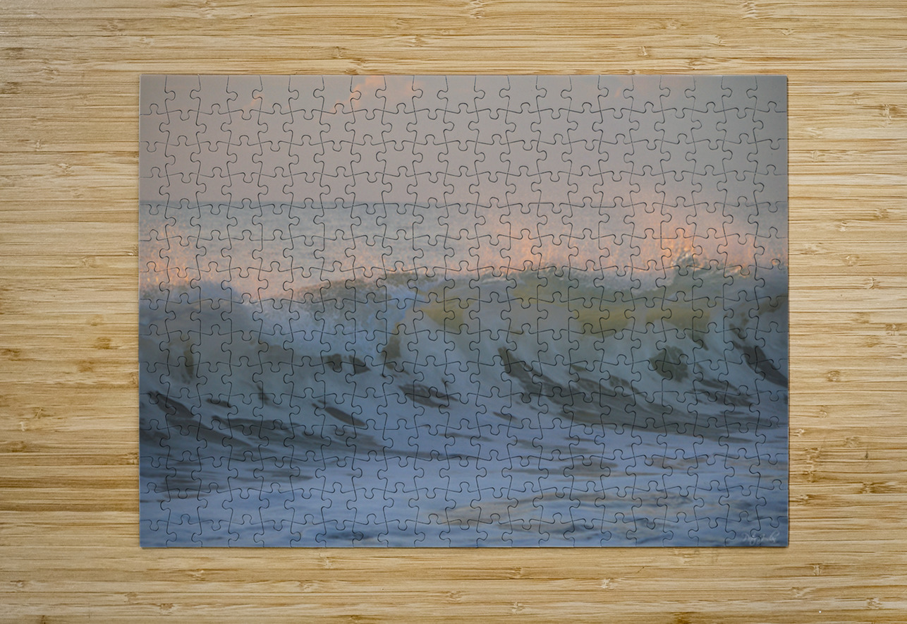 Pink Dawn Wave Spray  36.24 Peter Jordan Puzzle printing
